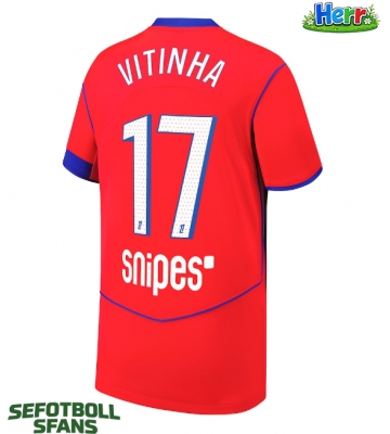 Paris Saint-Germain Vitinha #17 Tredje Tröja 2025-26 Kortärmad